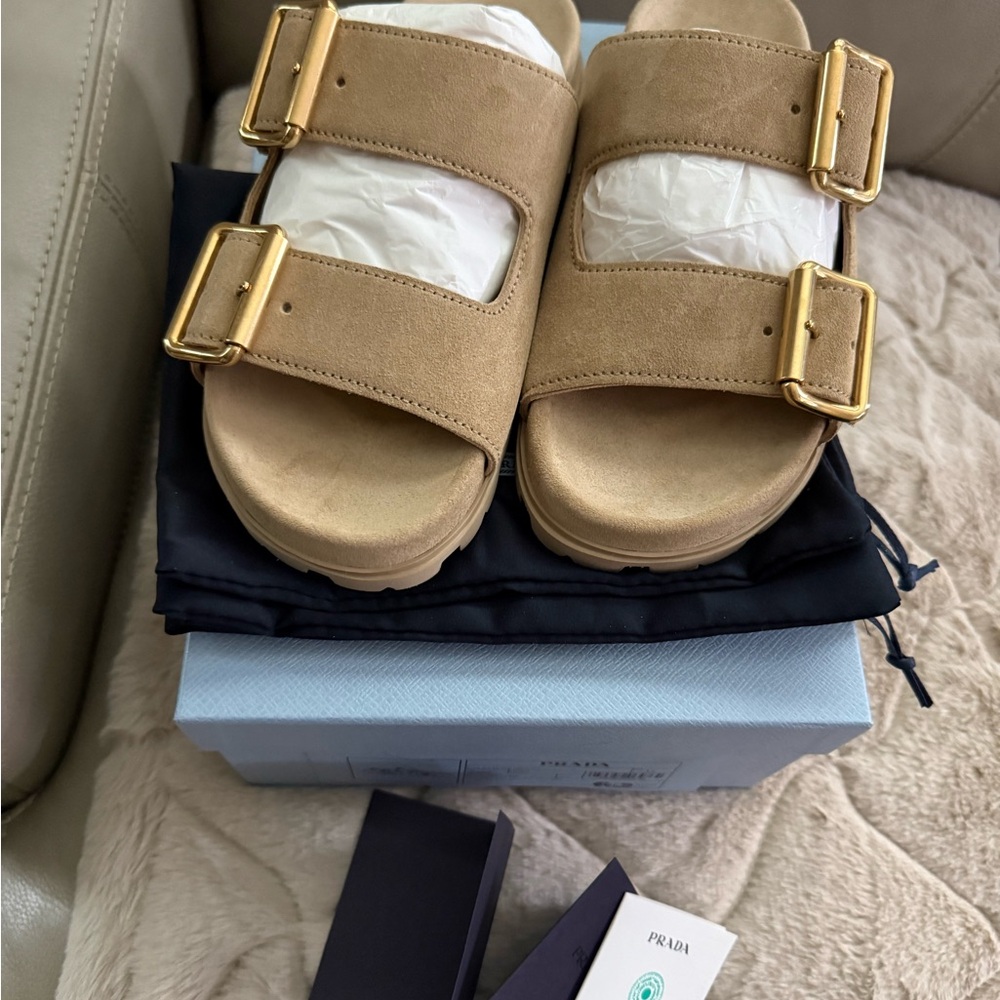 Prada White Textured Design